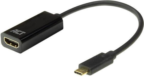 ACT AC7310 video kabel adapter 0 15 m USB Type-C HDMI Type A (Standaard) Zwart (AC7310)