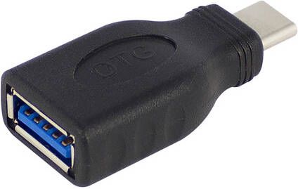 ACT AC7355 tussenstuk voor kabels USB-A USB-C Zwart (AC7355)