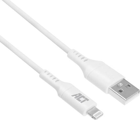 ACT Kabel USB 2.0 naar Lightning laad -en data 1 meter