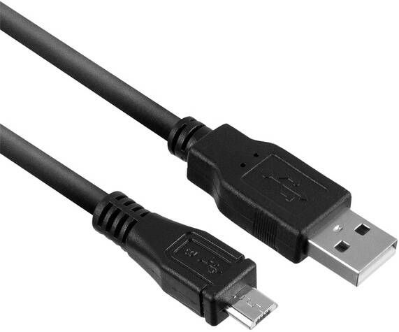 ACT AC3000 USB-kabel 1 m USB 2.0 USB A Micro-USB B Zwart (AC3000)