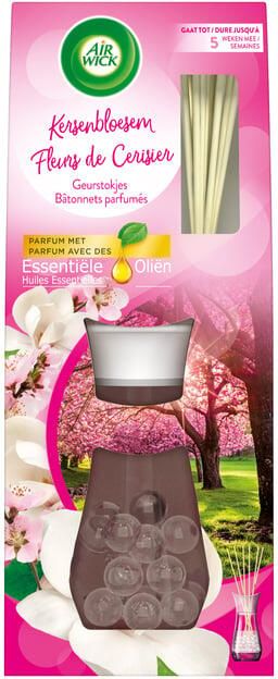 Airwick Geurstokjes Reeds Essential Oil kersenbloesem 33ml