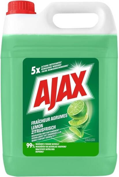 Ajax Allesreiniger Limoen fris 5L