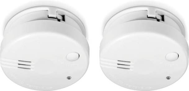 Alecto Rookmelder mini 2 stuks met 5 jaar batterij SA102 wit