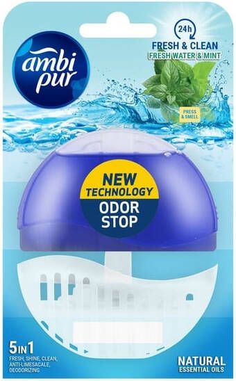 Ambi Pur Toiletblok Starterkit Fresh Water & Mint 55ml