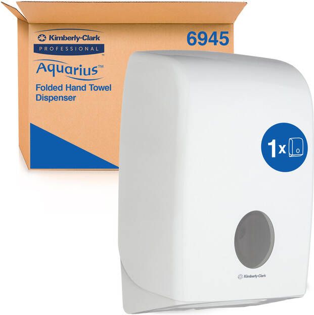 Aquarius KC Handdoekdispenser Aquarius voor i-vouw wit 6945