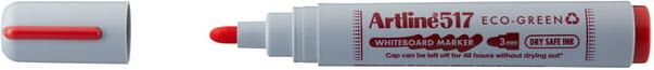 Artline Whiteboardmarker 517 Dry Safe Eco rond medium rood