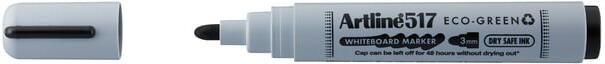 Artline Whiteboardmarker 517 Dry Safe Eco rond medium zwart