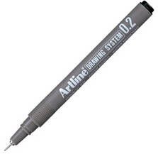 Artline Fineliner 0.2mm zwart