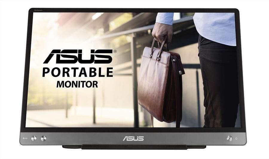 Asus MB14AC computer monitor 35 6 cm (14") 1920 x 1080 Pixels Full HD Grijs