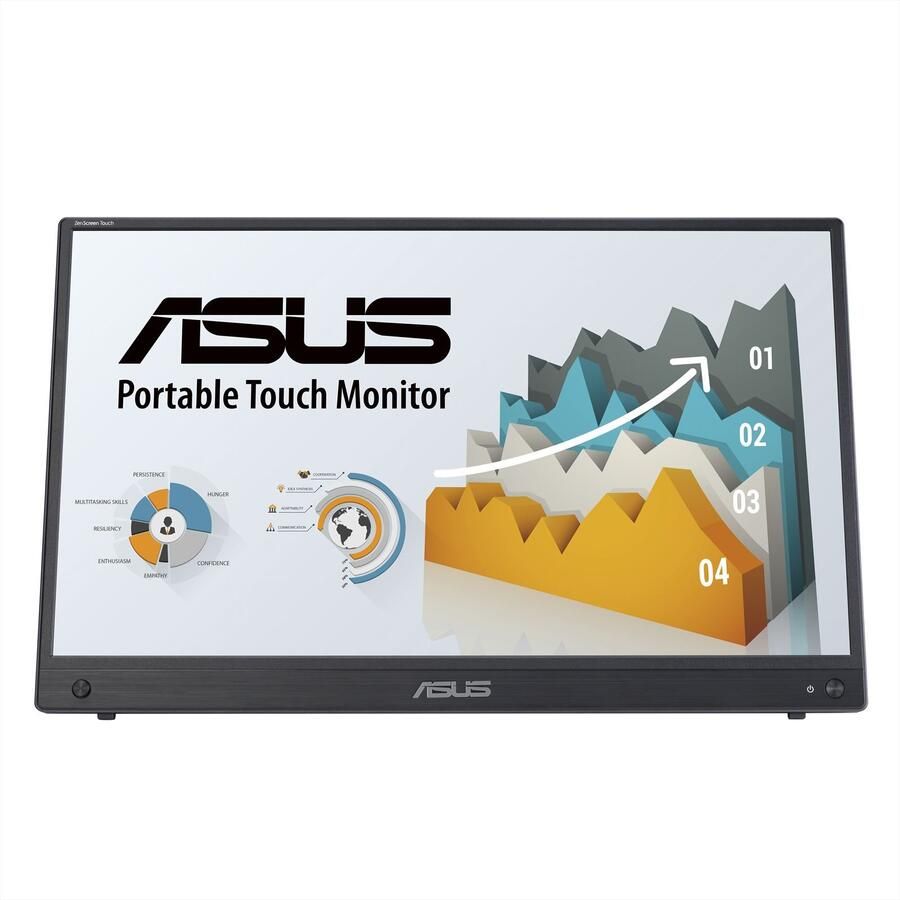 Asus ZenScreen MB16AHT computer monitor 39 6 cm (15.6") 1920 x 1080 Pixels Full HD Touchscreen Zwart