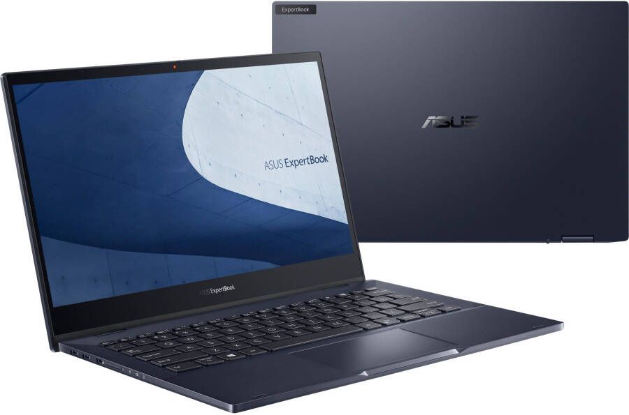 Asus ExpertBook B5302FBA-LG0323X Hybride (2-in-1) 33 8 cm (13.3") Touchscreen Full HD IntelÂ Coreâ„¢ i5-1235U 16 GB DDR5-SDRAM 256 GB SSD Wi-Fi 6 (802.11ax) Windows 11 Pro Zwart