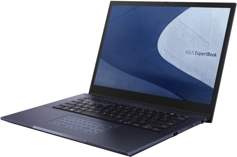 Asus ExpertBook B7402FEA-LA0065R Hybride (2-in-1) 35 6 cm (14") Touchscreen WUXGA Intel Core™ i5-1155G7 8 GB DDR4-SDRAM 512 GB SSD Wi-Fi 6 (802.11ax) Windows 10 Pro Zwart