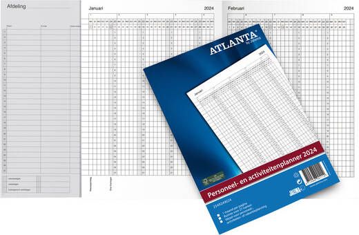 Atlanta Jaarplanner 2024 personeel- en activiteitenplanner