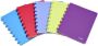 Atoma Trendy schrift ft A5 144 bladzijden commercieel geruit transparant blauw - Thumbnail 2