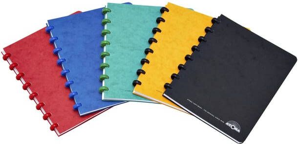 Atoma Schrift A5 ruit 5x5mm 144blz 90gr karton assorti