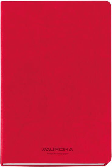 Aurora Notitieboek Capri A5 192blz lijn 80gr rood