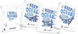 Aurora Schrift Adoc Ocean Waste Plastics A4 144blz 90gr lijn