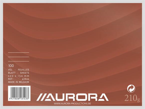 Aurora Systeemkaarten 150x200mm lijn + rode koplijn