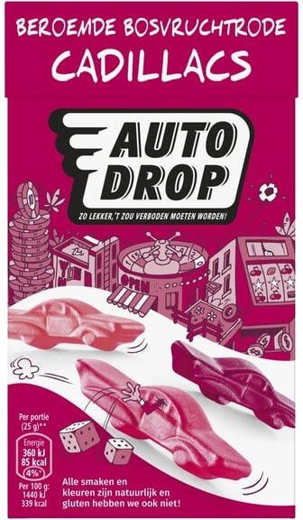 Autodrop rode Cadillacs pak 280gr