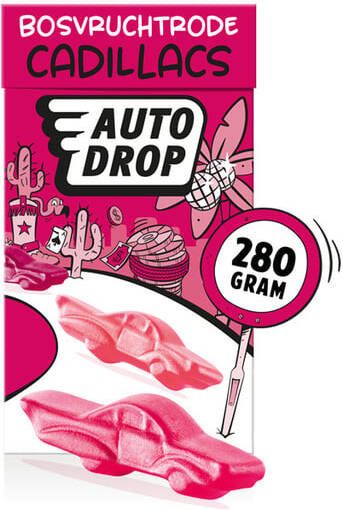 Autodrop rode Cadillacs pak 280gr