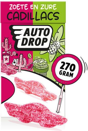 Autodrop zoete en zure Cadillacs pak 270gr