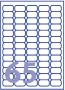 AVERY Mini etiketten 38 1 x 21 2 mm wit Inkjetprinter permanent klevend J8651-25 - Thumbnail 2