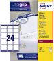 AVERY L7159 Adresetiketten Laser Ultragrip wit 250 vellen 24 per vel 63 5 x 33 9 mm - Thumbnail 3