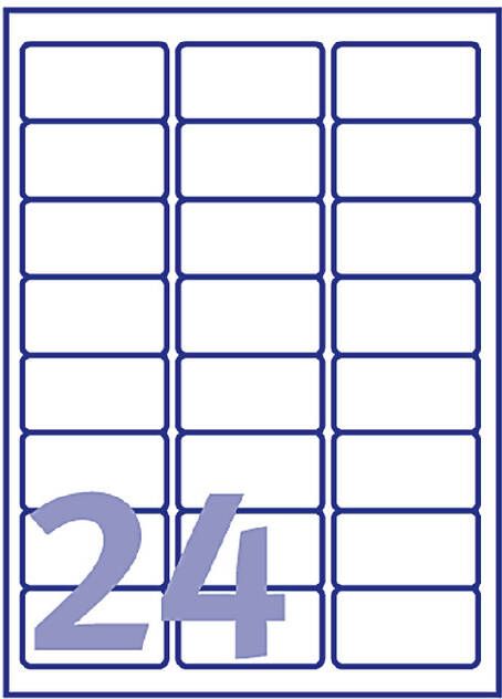 Avery L7159 Adresetiketten Laser Ultragrip wit 40 vellen 24 per vel 63 5 x 33 9 mm - Foto 2