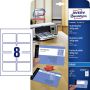 AVERY Visitekaartjes gladde rand 260 g mÂ² mat Inkjetprinter C32015-25 - Thumbnail 1