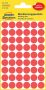Avery Zweckform Avery Ronde etiketten diameter 12 mm rood 270 stuks - Thumbnail 2