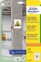 Avery Zweckform Avery sterk klevende papieren etiketten ft 63 5 x 29 6 mm pak van 540 etiketten - Thumbnail 1