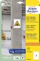 Avery Zweckform Avery sterk klevende papieren etiketten ft 210 x 297 mm pak van 20 etiketten - Thumbnail 2