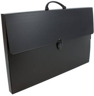 Balmar2000 Tekenkoffer 42.5x55.5x3.3cm zwart