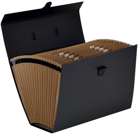Bankers Box Sorteerkoffer Handifile 19-vaks zwart - Foto 1