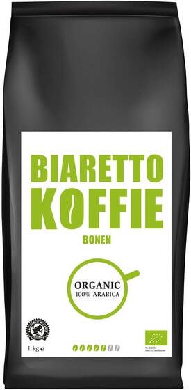 Biaretto Koffie bonen regular biologisch 1000 gram