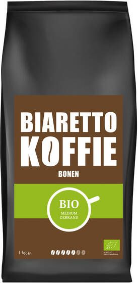 Biaretto Koffie bonen regular biologisch 1000 gram