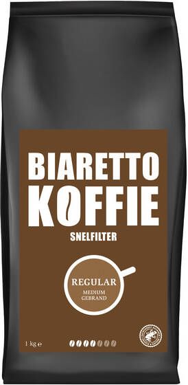 Biaretto Koffie snelfiltermaling regular 1000 gram
