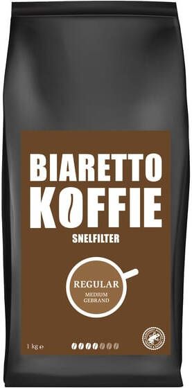 Biaretto Koffie snelfiltermaling regular 1000 gram