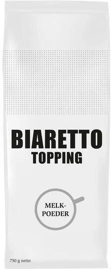 Biaretto Melkpoeder topping voor automaten 750gram