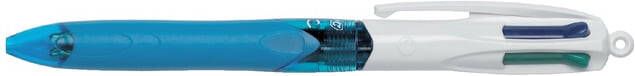 Bic 4 Colours Grip balpen 0 32 mm 4 klassieke inktkleuren lichaam blauw