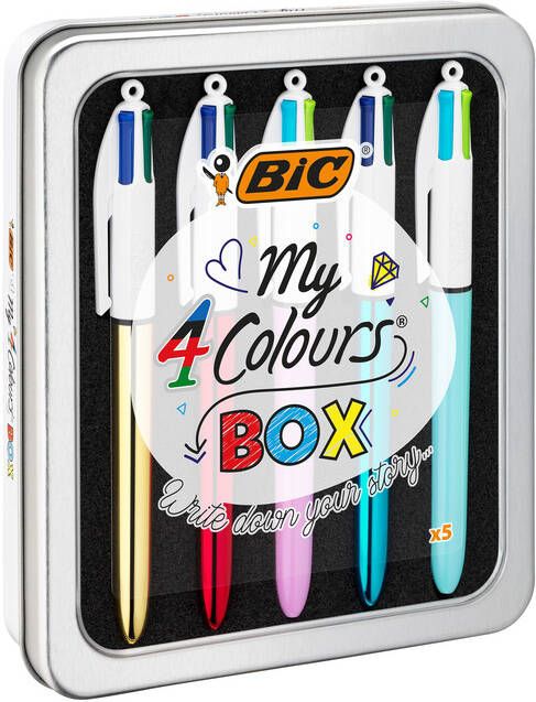 Bic Balpen 4kleuren My 4-kleurenbox assorti