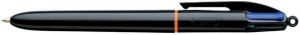Bic 4 Colours Pro balpen 0 32 mm 4 klassieke inktkleuren lichaam zwart
