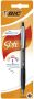 Bic Balpen Atlantis soft metalen clip clic medium zwart bister Ã  1 stuk - Thumbnail 1