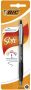 Bic Balpen Atlantis soft metalen clip clic medium zwart bister Ã  1 stuk - Thumbnail 2
