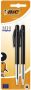 Bic Balpen M10 medium zwart blister Ã  2 stuks - Thumbnail 2