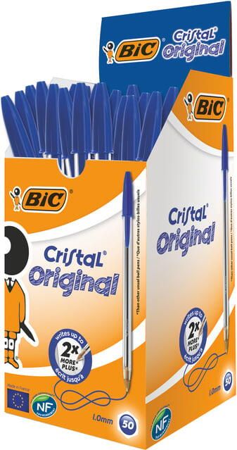 Bic Balpen Cristal medium blauw