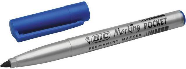 Bic Ecolutions Viltstift Bic 1445 pocket rond blauw 1.1mm