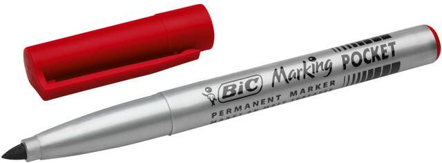 Bic Ecolutions Viltstift Bic 1445 pocket rond rood 1.1mm