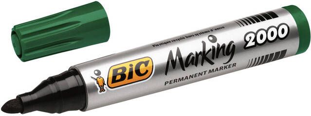 Bic Ecolutions Viltstift Bic 2000 rond groen 1.7mm