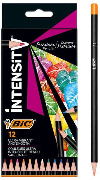 Bic Kleurpotloden Intensity Premium etuiÃ 12 kleuren